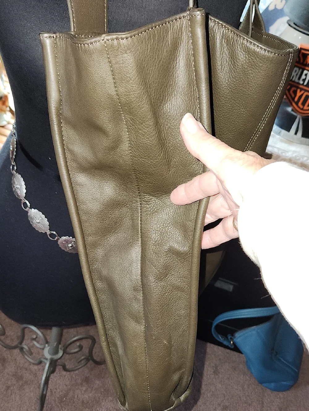 Leather Margot Tote Bag